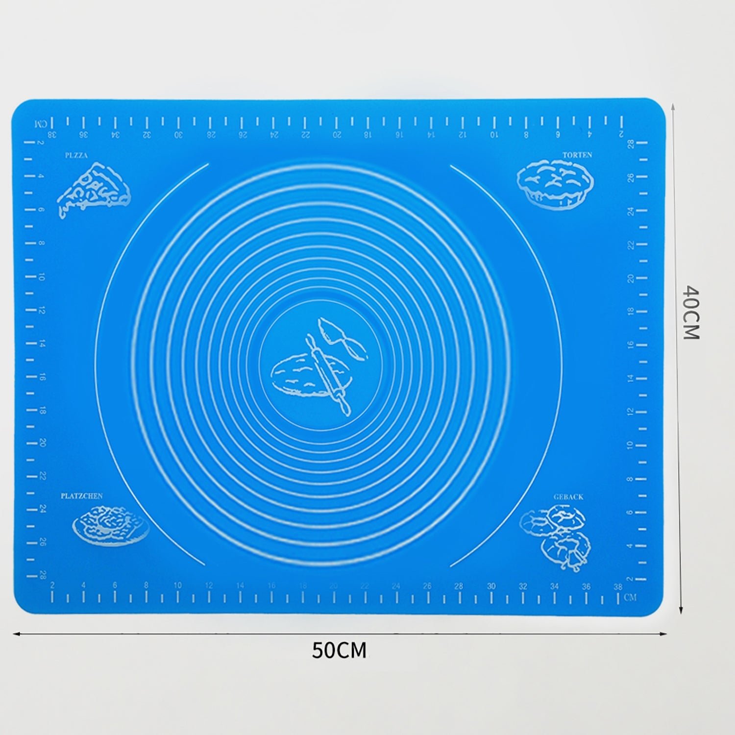233506 Silicone Baking Mat – Non-Stick Dough & Fondant Rolling | Dish Verse