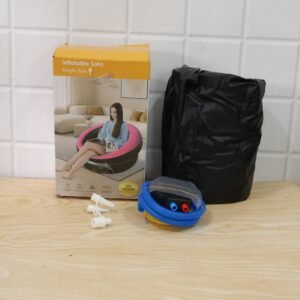 23351-11.jpg Inflatable Sofa Bed Chair with Foot Pump for Indoor and Outdoor Relaxation (1 Pc)