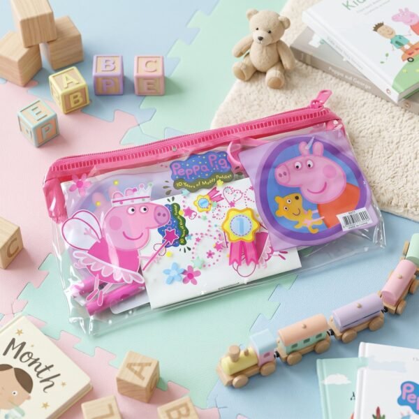 6-in-1 Student Stationery Combo Kit with Pencils, Ruler and Pouch for Kids (1 Set)