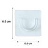 Invisible Self Adhesive Curtain Rod Holder – Damage-Free & Reusable