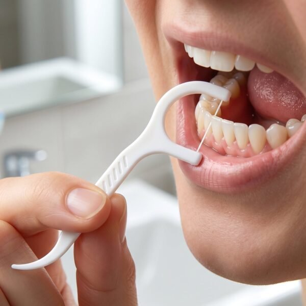 2-in-1 Dental Floss & Toothpick Sticks - Portable & Hygienic