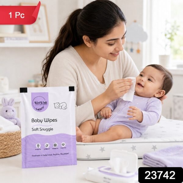 237421 Baby Wet Wipes – Gentle, Hypoallergenic, Alcohol-Free for Babies