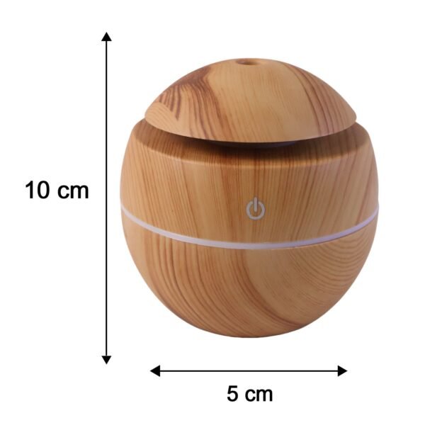 Ultrasonic Aroma Diffuser – Compact 200ml with Color LED Light