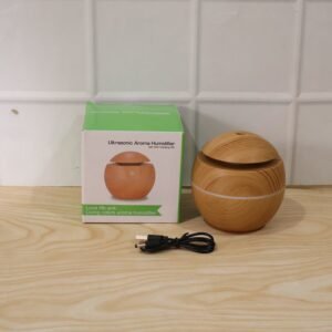 Ultrasonic Aroma Diffuser – Compact 200ml with Color LED Light
