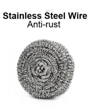 Stainless Steel Scrubber – Heavy-Duty Utensil Cleaning (6 Pack) | Velvet Wipe