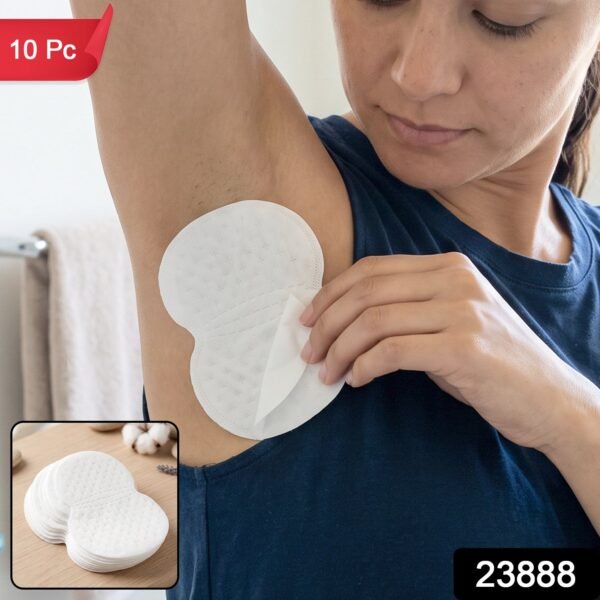 Disposable Underarm Sweat Pads for Daily Clothing Protection and Freshness (10 Pc)