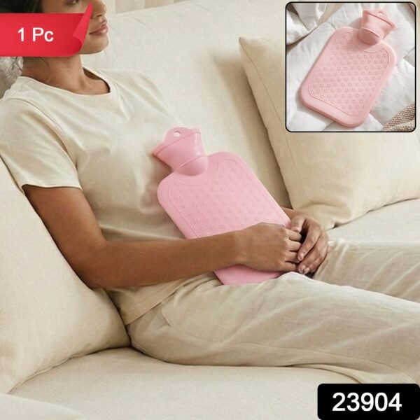 Reusable Hot Water Therapy Bag for Period Comfort, Muscle Aches and Warmth (1 Pc)