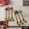 Golden Cartoon Spoon Set – Stylish & Durable Tableware