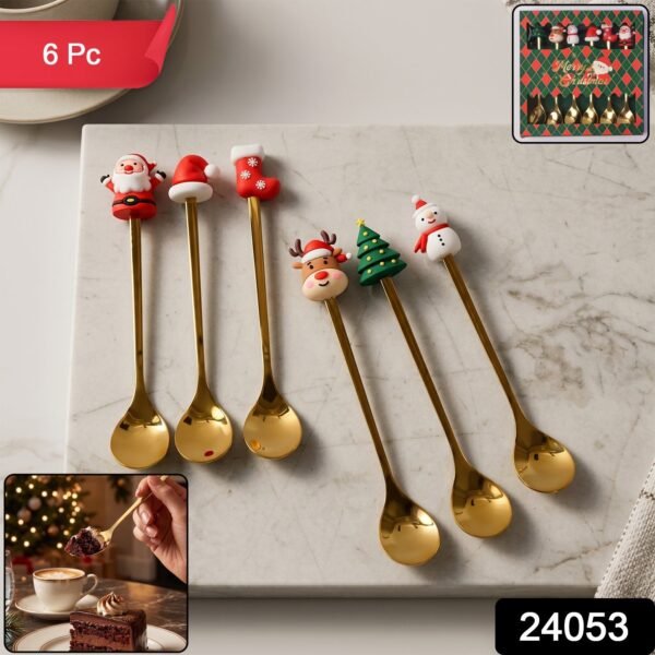 Golden Cartoon Spoon Set – Stylish & Durable Tableware