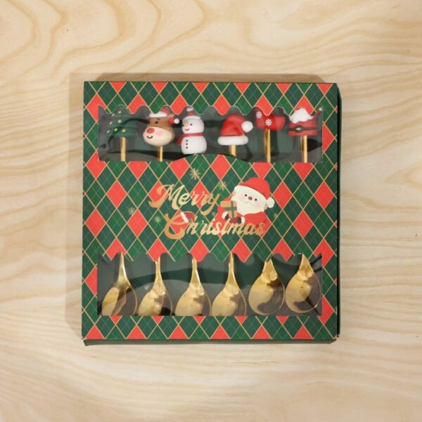 Golden Cartoon Spoon Set – Stylish & Durable Tableware