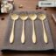 Mini Golden Serving Spoon Set – Elegant Stainless Steel Design