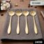Mini Golden Serving Spoon Set – Elegant Stainless Steel Design