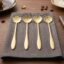 Mini Golden Serving Spoon Set – Elegant Stainless Steel Design