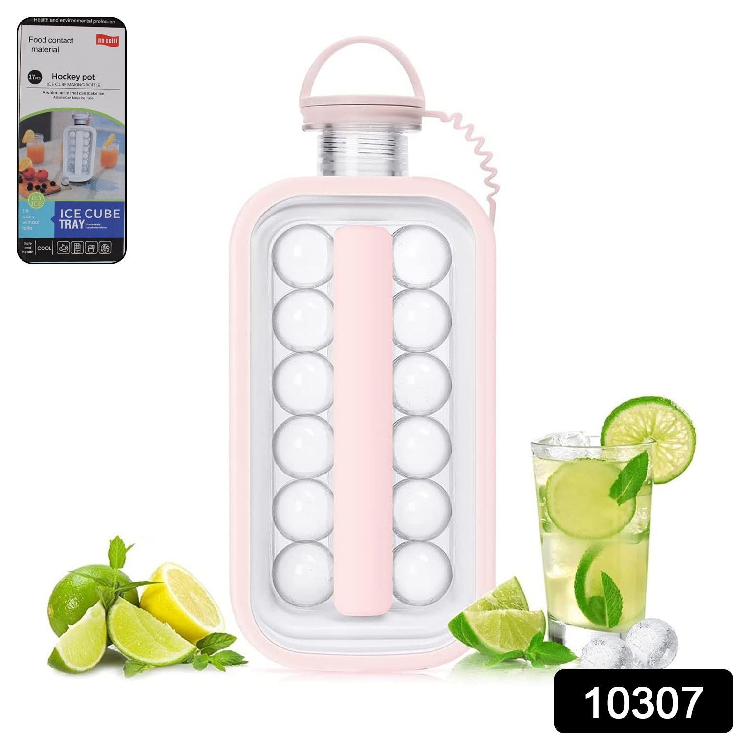 Ice Ball Maker – 2-in-1 Portable Tray with 17 Spheres