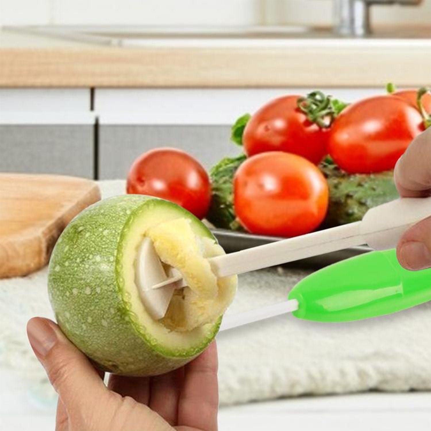 Vegetable Corer – Stuffed Veggie Drill Tool | Quickslice