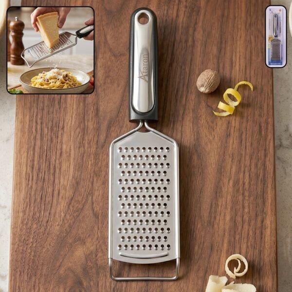 Stainless Steel Cheese Grater – Compact & Easy to Store for Kitchen Use