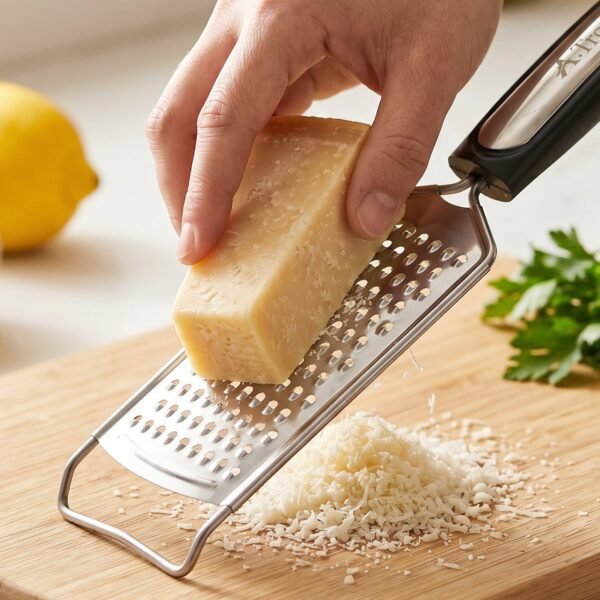 Stainless Steel Cheese Grater – Compact & Easy to Store for Kitchen Use
