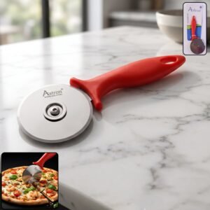 Stainless Steel Pizza Cutter – Sharp Slicer with Comfortable Handle