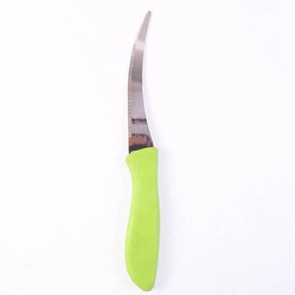 Kitchen Utility Knife – Sharp, Curved Serrated Blade for Precise Cutting