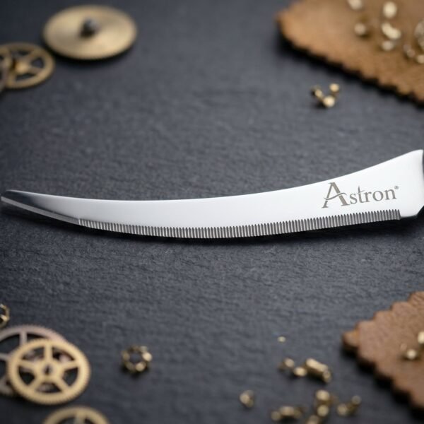 Kitchen Utility Knife – Sharp, Curved Serrated Blade for Precise Cutting