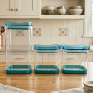 Airtight Food Storage Containers – Space-Saving & Leak-Proof Design