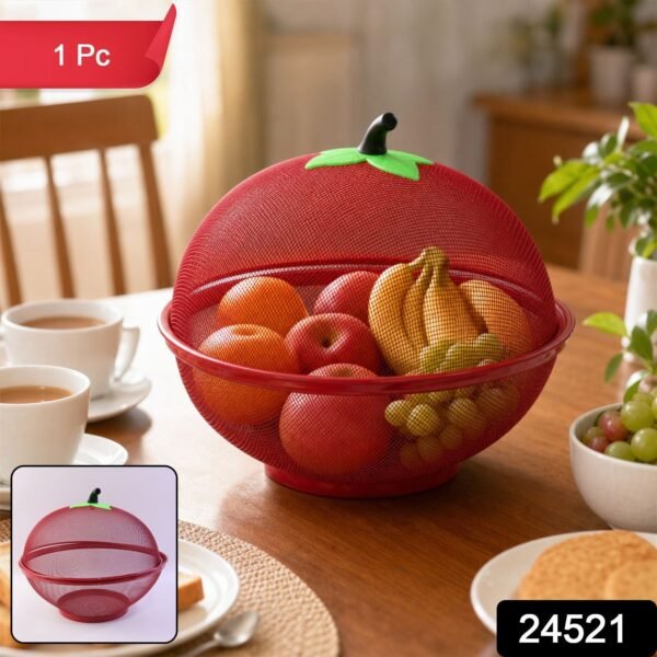 Apple Shaped Metal Net Fruit Basket – Stylish Kitchen Storage