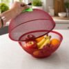 Apple Shaped Metal Net Fruit Basket – Stylish Kitchen Storage