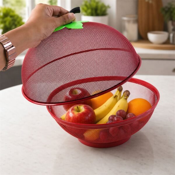 Apple Shaped Metal Net Fruit Basket – Stylish Kitchen Storage