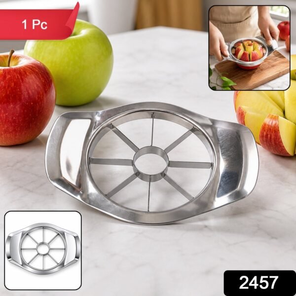 Apple Shape Stainless Steel Apple Slicer & Corer – Effortless Fruit Wedges
