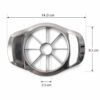 Apple Shape Stainless Steel Apple Slicer & Corer – Effortless Fruit Wedges