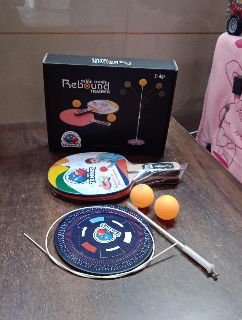 Table Tennis Trainer Set – Portable Wiff Waff for Self Training