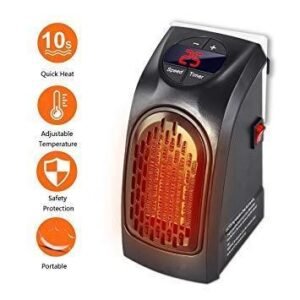 Mini Plug-in Heater – 400W Portable Wall Heater for Home |