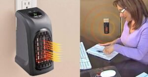 Mini Plug-in Heater – 400W Portable Wall Heater for Home |