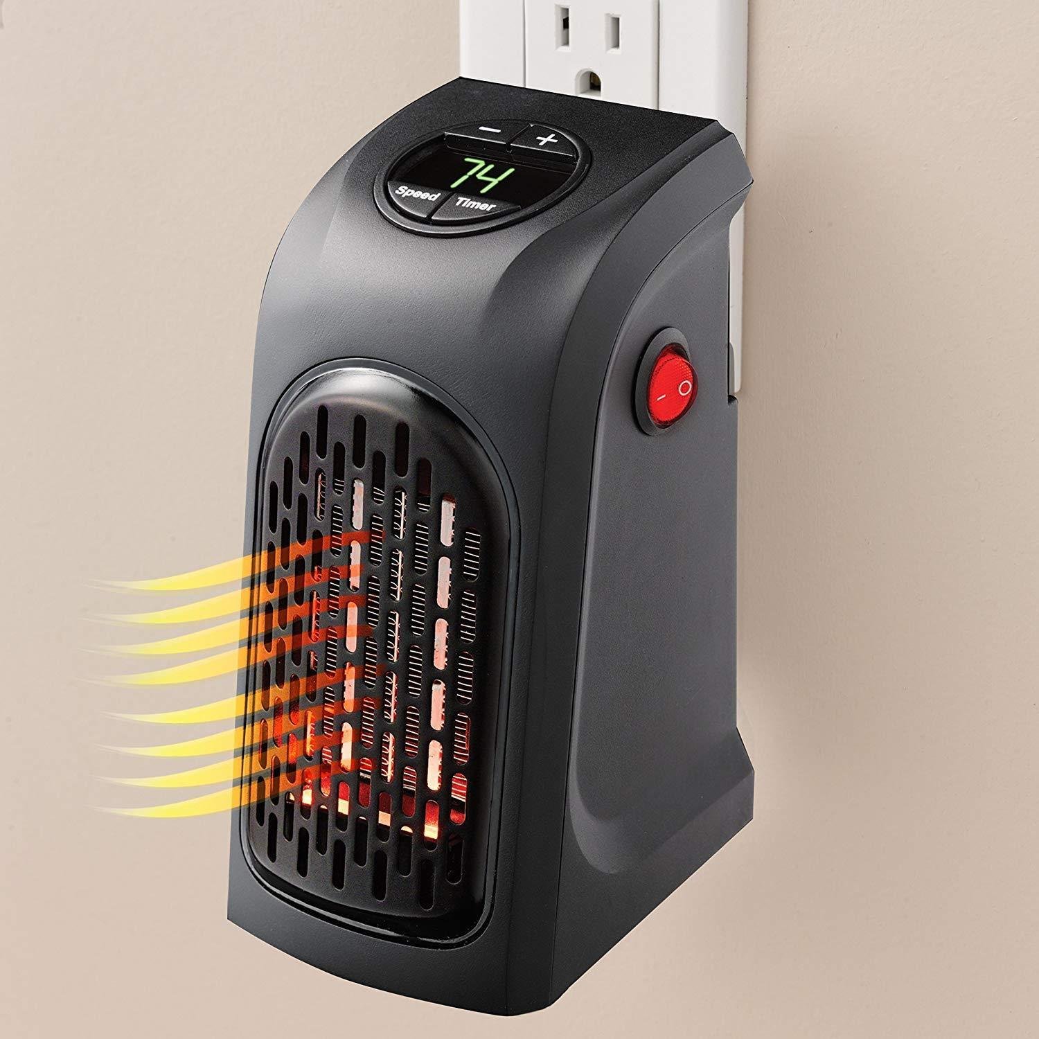 Mini Plug-in Heater – 400W Portable Wall Heater for Home |