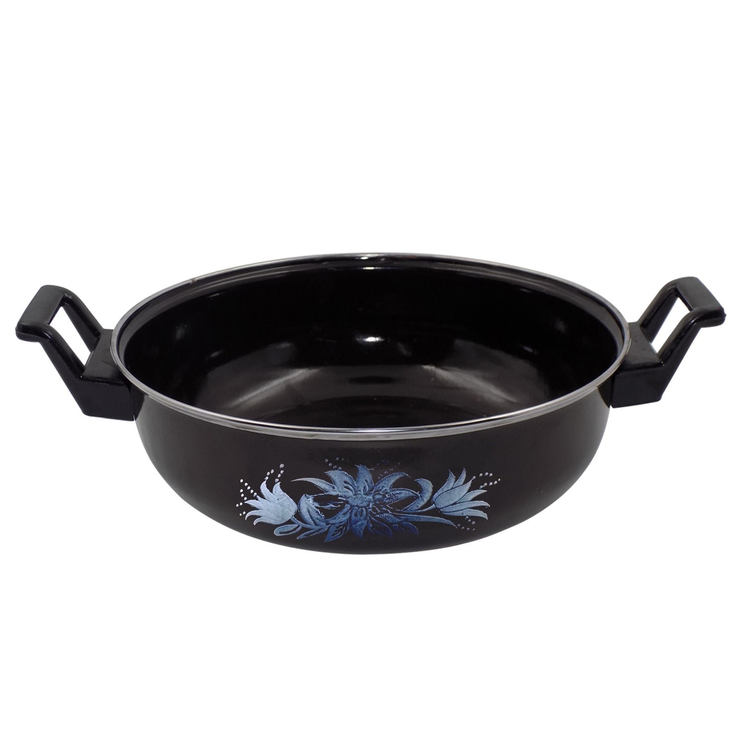 Cast Iron Kadai – Traditional 14 Inch Durable Pan | Indo Glow