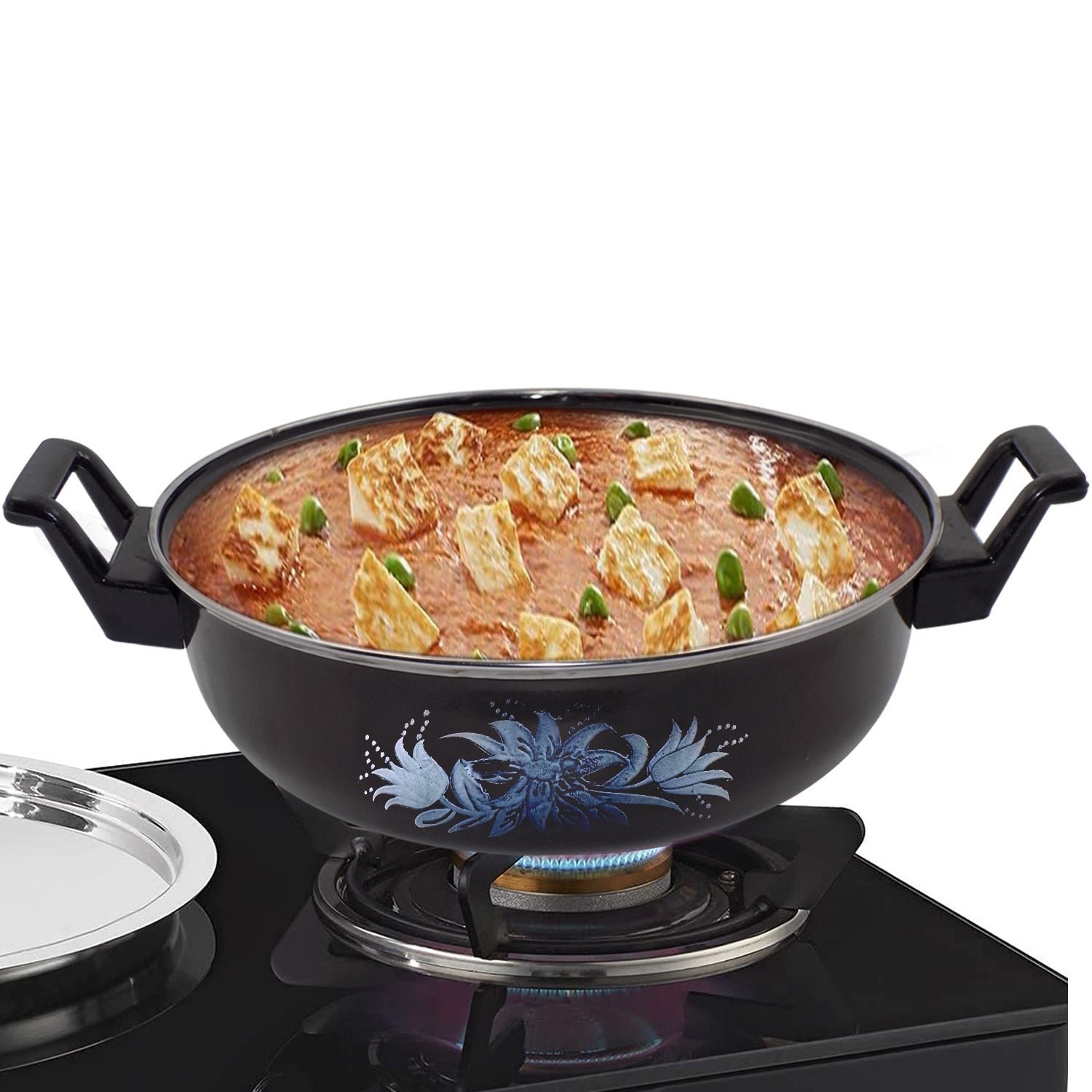 Cast Iron Kadai – Traditional 14 Inch Durable Pan | Indo Glow