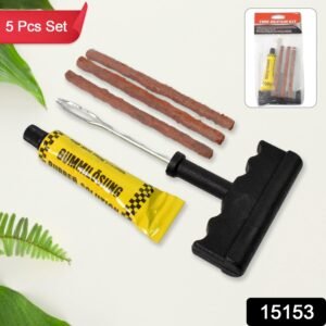 Tubeless Tyre Puncture Repair Kit – 5 Pc Emergency Set | Arrive Kit