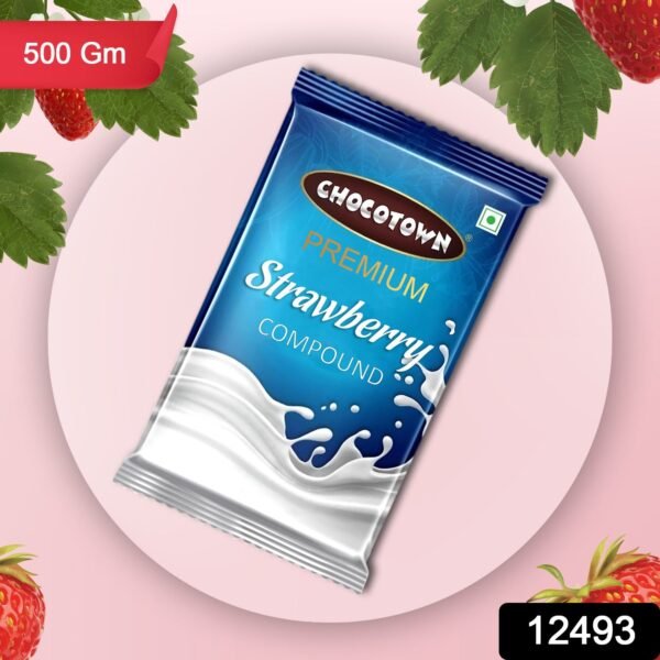 Strawberry Compound – Premium Baking Slab 500gm | Chocotown