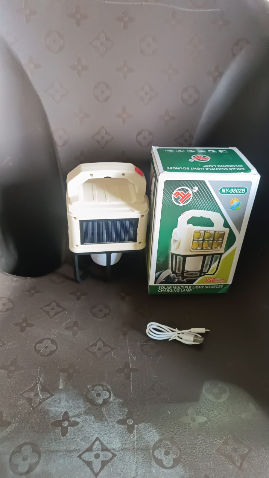 Solar Camping Lantern – Portable with 3 Light Modes & USB Charging