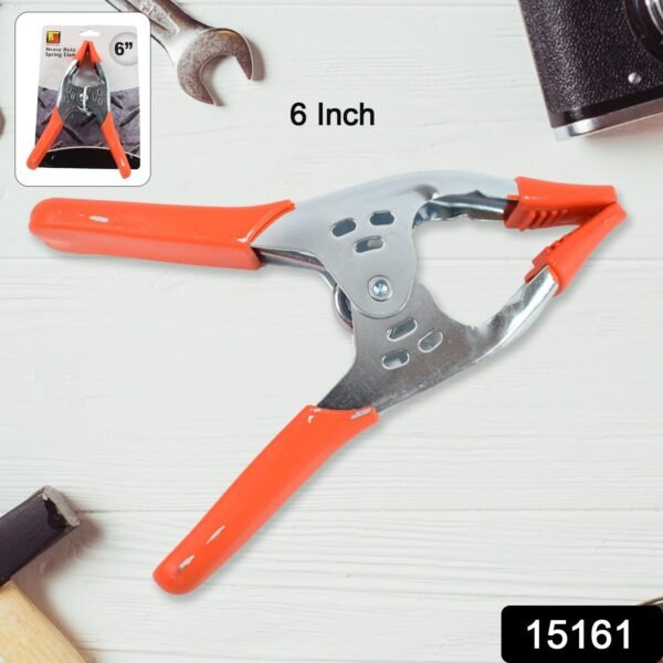 Heavy Duty Spring Clamp 6 Inch – Metal, 3 Inch Jaw | Indo Glow