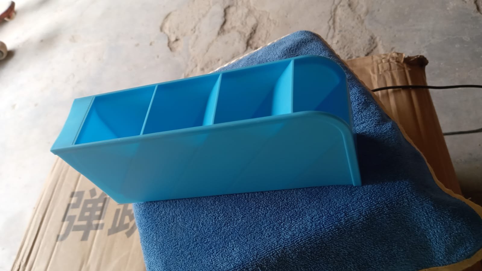 Desktop Pen Holder – 4 Comp. Stationery Organiser for Office | VoltDesk