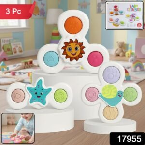 Baby Spinner Toy Set – Sensory Suction Toys for Motor Skills