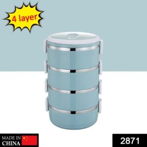Stainless Steel Lunch Box – 4 Layer Insulated Tiffin | Lunchie Bunchie