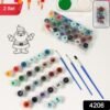 Adult Paint by Number Kit – 2 Set with 24 Colors | Craftily