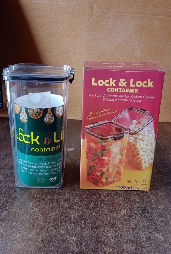 Airtight Plastic Storage Container 1700 ML – BPA-Free Freshness