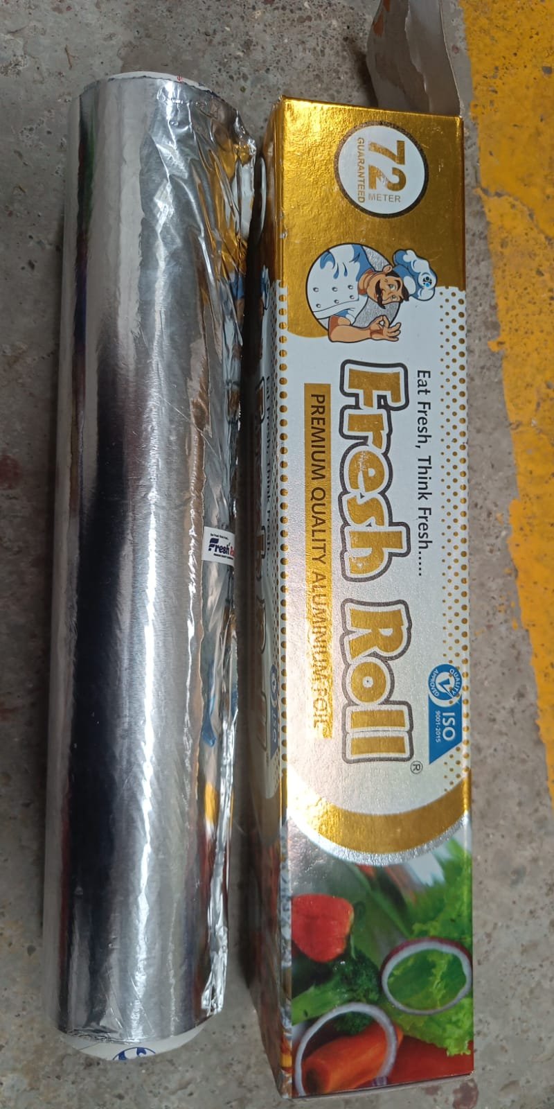 Aluminum Foil Roll – Heavy Duty Food Grade 72 Mtr | Powermate Kitchen
