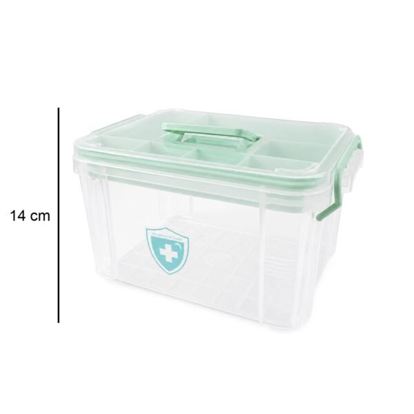 Plastic Medicine Storage Box – Secure Locking & Portable Design