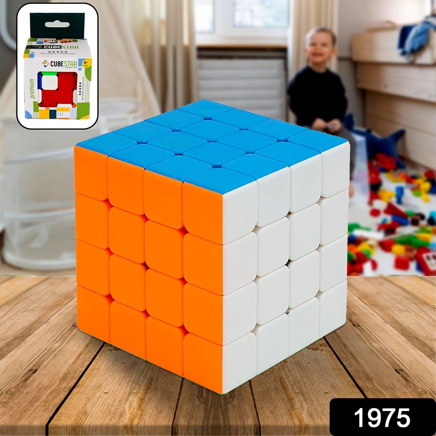 4x4x4 Magic Cube – High Speed Stickerless Brain Teaser | Aditi
