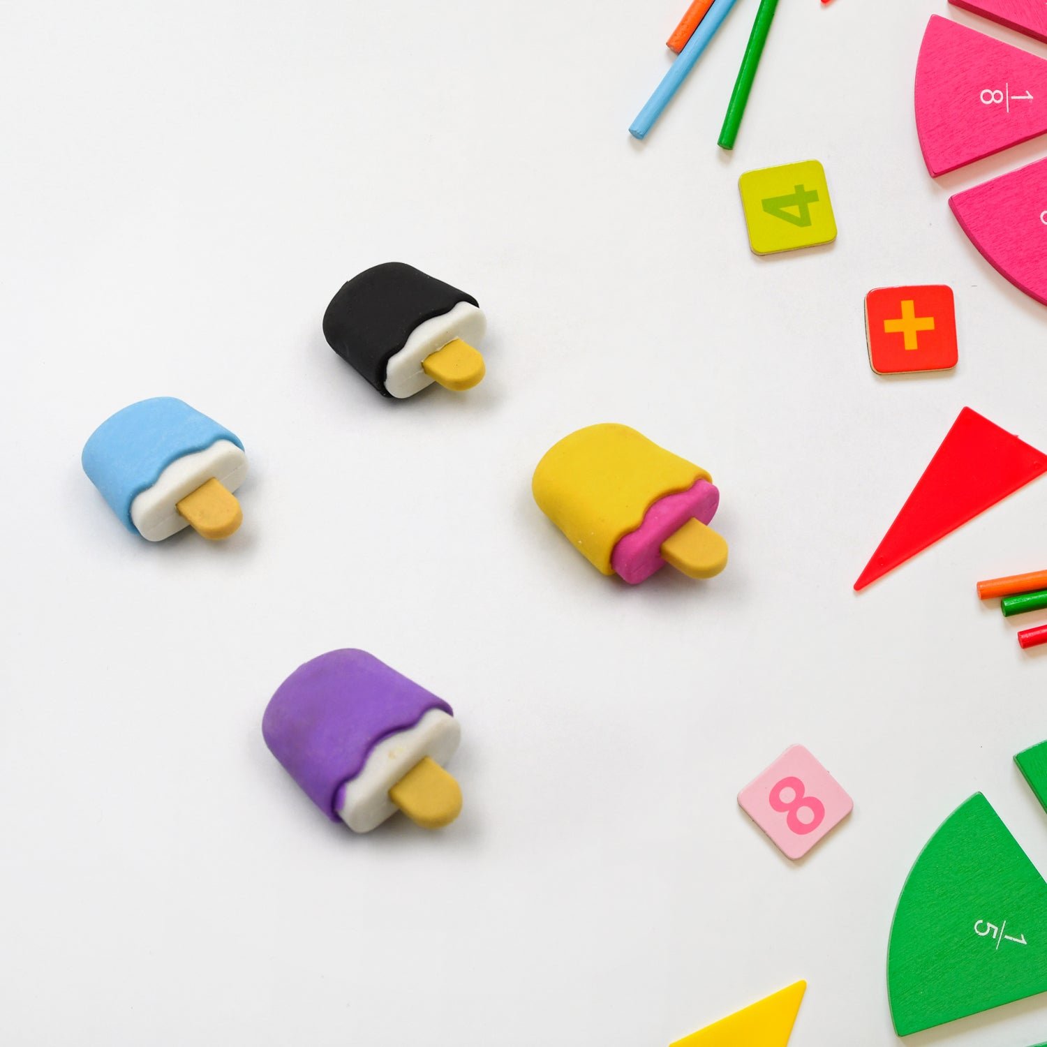 Kids Eraser Set – Fun Themed School Supplies | Writezo
