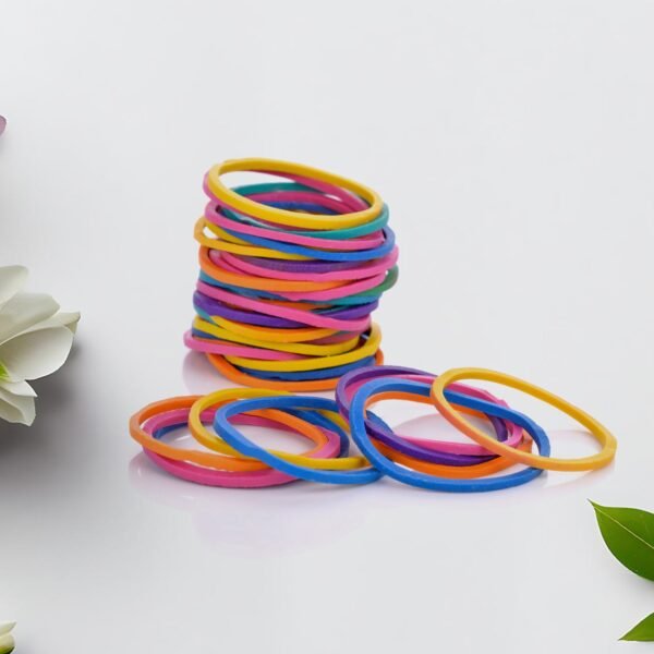 Multicolor Rubber Bands – Durable for Office & Home | VoltDesk